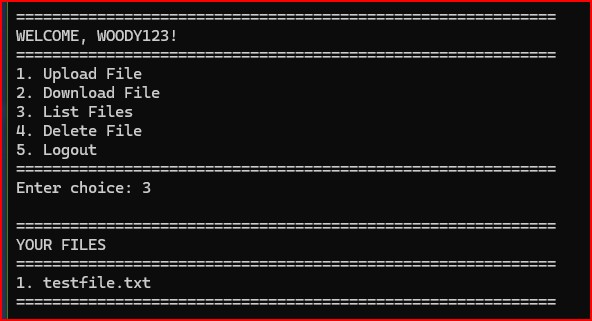 Step 7: ACCESS ACTION - Client requesting directory listing of hosted files